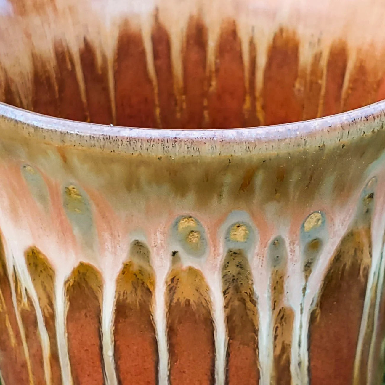 Large Ceramic Straight Vase