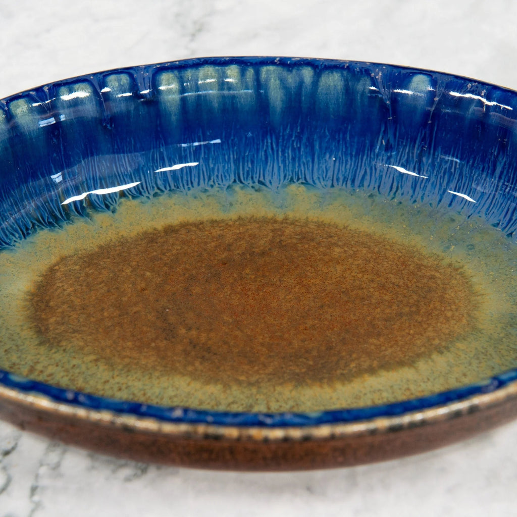 Oval Ceramic Snack Plate