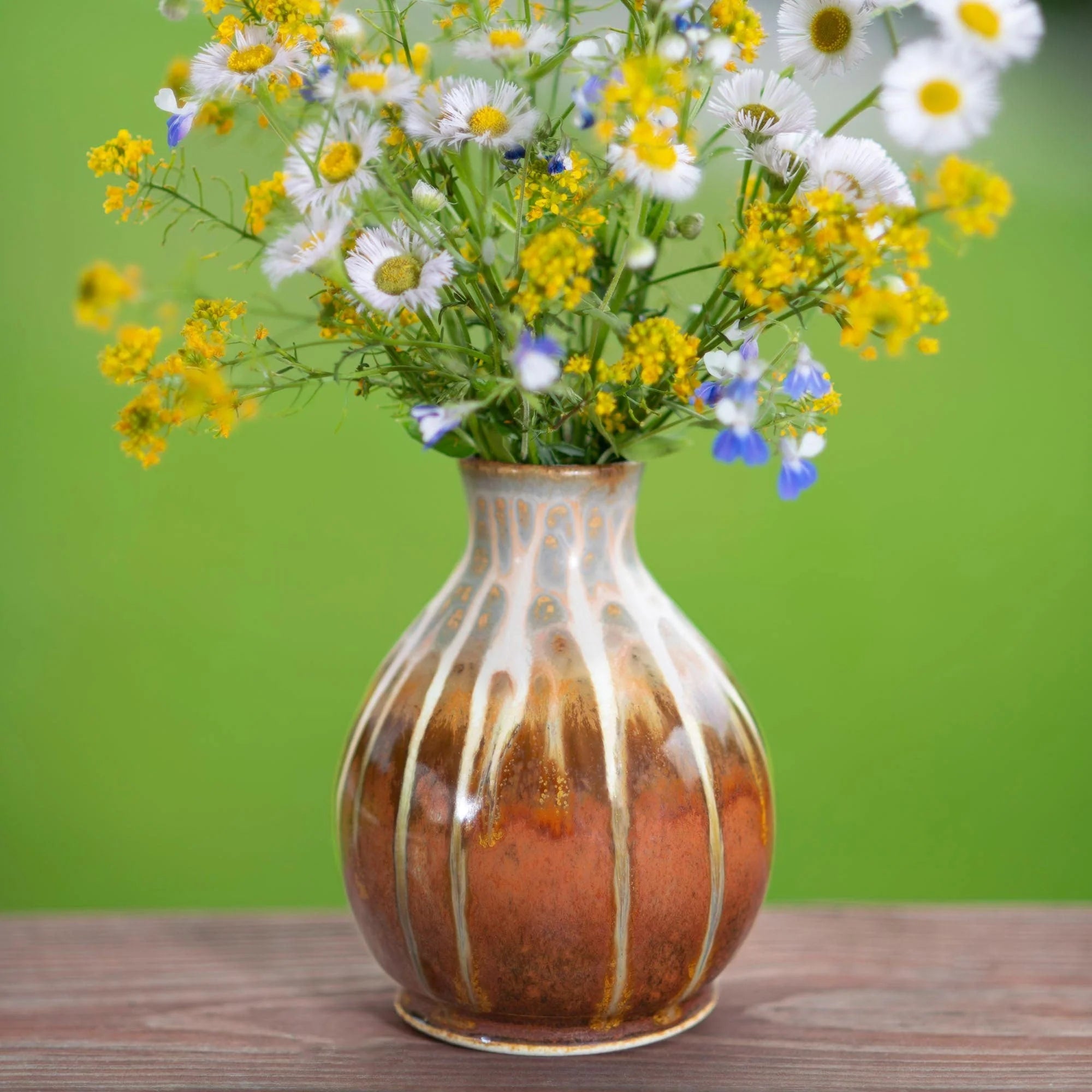 Round Ceramic Bud Vase