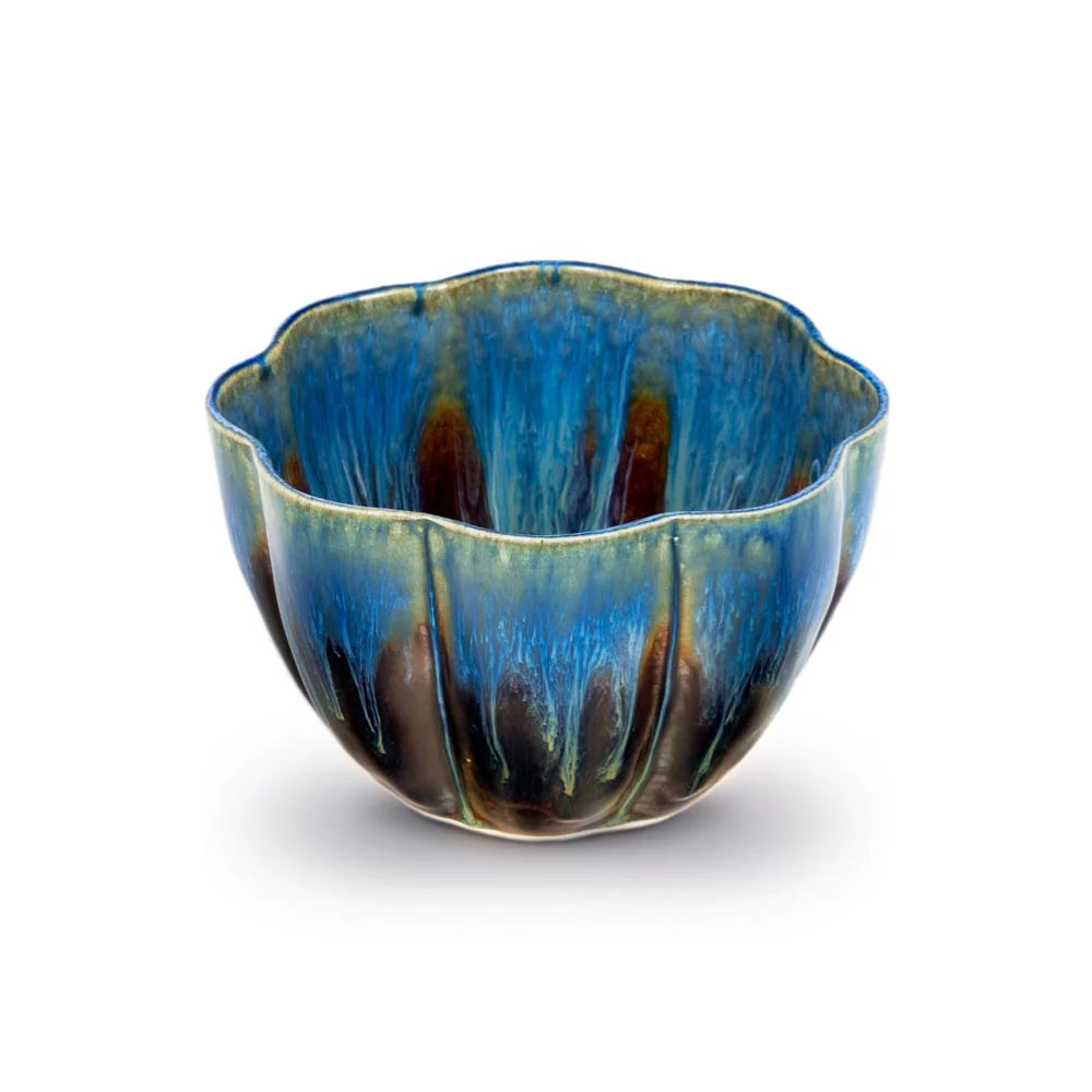 Small 24 oz. Flower Shaped Ceramic Bowl